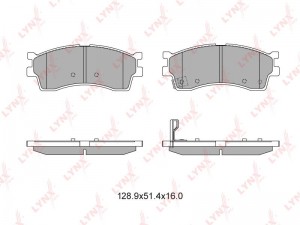 Колодки тормозные дисковые BD-4403 LYNXAUTO
