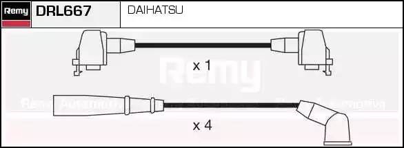 Ккомплект проводов зажигания DRL667 DELCO REMY