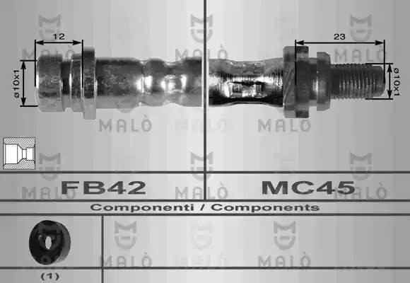 Тормозной шланг 8647 MALO