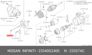 Болт 23340-G2400 NISSAN