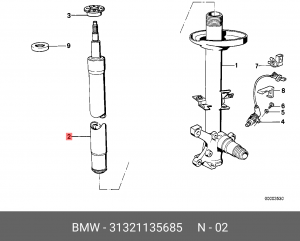 Амортизатор подвески 31 32 1 135 685 BMW