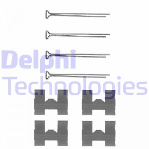 Комплектующие, колодки дискового тормоза LX0040 DELPHI