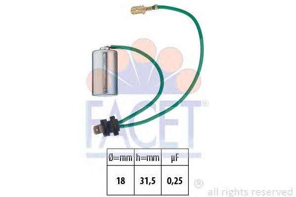 Конденсатор, система зажигания 00179108 FACET