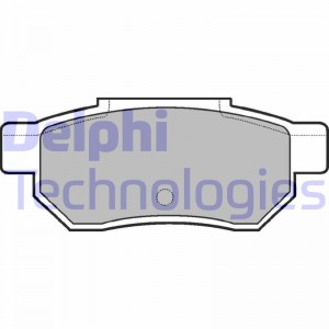 Комплект тормозных колодок, диско LP772 DELPHI