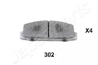 Комплект тормозных колодок, диско PP302AF JAPAN PARTS GROUP