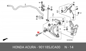 Деталь 90118SJCA00 HONDA