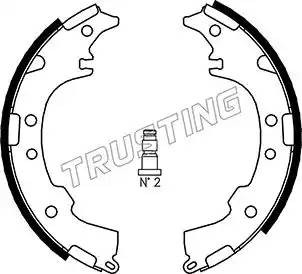 Комплект тормозных колодок 115.304 TRUSTING