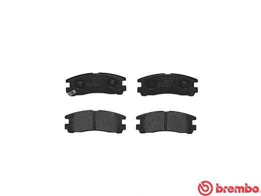 Комплект тормозных колодок, диско P54012 BREMBO