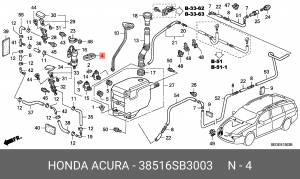 Деталь 38516SB3003 HONDA