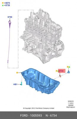 Уплотнительное кольцо, резьбовая пр; Уплотняющее кольцо 1005593 FORD