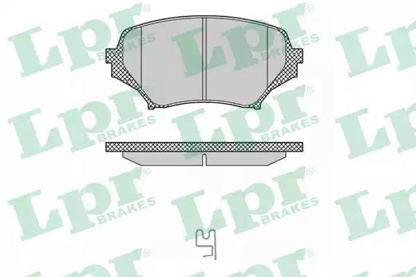 Колодки тормозные дисковые 05P1378 LPR