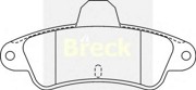 Комплект тормозных колодок, диско 2158600 BRECK
