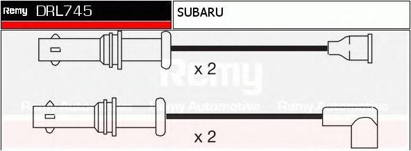 Ккомплект проводов зажигания DRL745 DELCO REMY