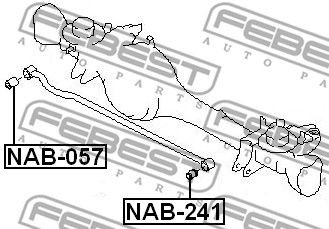 Сайлентблок NAB241 FEBEST