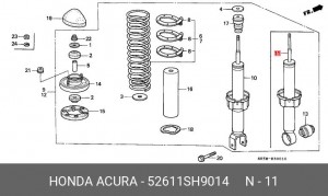 Амортизатор 52611SH9014 HONDA