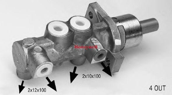 Главный тормозной цилиндр 131854B BENDIX JURID