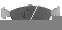 Комплект тормозных колодок, диско 6508 MAPCO