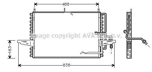 Конденсатор, кондиционер FD5253 AVA