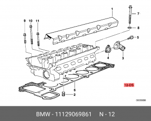 Комплект прокладок, головка цилиндра 11 12 9 069 861 BMW