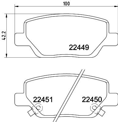 Конденсатор, кондиционер 8FC351303741 HELLA