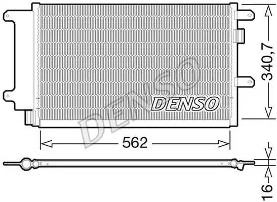 Конденсатор, кондиционер DCN12003 DENSO