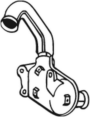 Средний глушитель выхлопных газов 148853 BOSAL