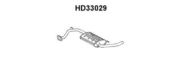Глушитель выхлопных газов конечный HD33029 VENEPORTE
