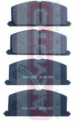 Колодки тормозные дисковые AKD-1001 AKYOTO