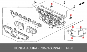 Лампа 79674S3N941 HONDA