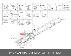 Деталь 915227A102 HYUNDAI KIA