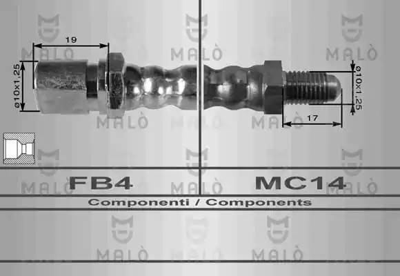 Тормозной шланг 8315 MALO