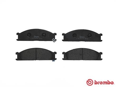 Комплект тормозных колодок, диско P24026 BREMBO