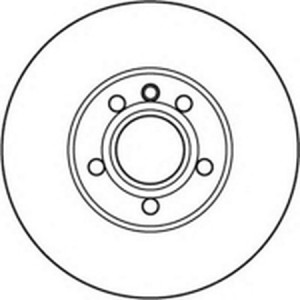 Тормозной диск 562382B BENDIX JURID