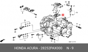 Прокладка АКПП 28252PAX000 HONDA