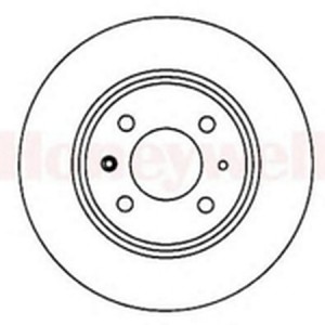 Тормозной диск 561418B BENDIX JURID