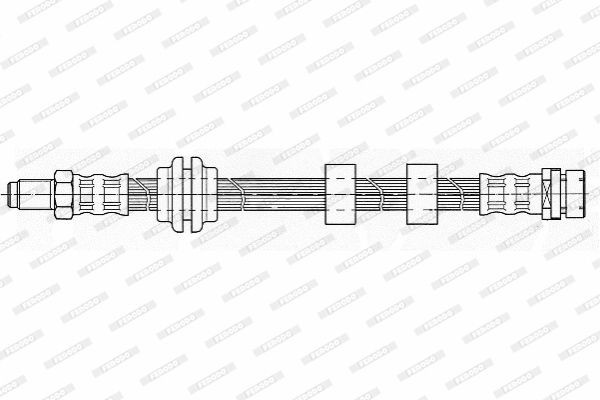 Тормозной шланг FHY2117 FERODO
