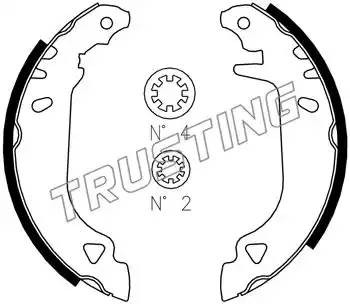 Комплект тормозных колодок 034090S TRUSTING