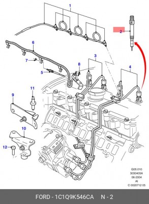 Распылитель 1C1Q-9K546-CA FORD