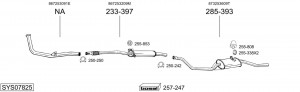 Выпускной трубопровод 327177 BOSAL