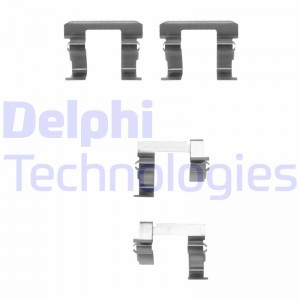 Комплектующие, колодки дискового тормоза LX0257 DELPHI