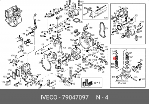 Пружина 79047097 IVECO