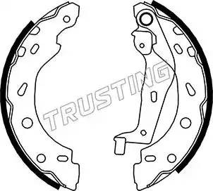 Комплект тормозных колодок 052124 TRUSTING