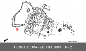Деталь 21811PET000 HONDA