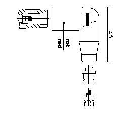 Вилка, катушка зажигания 13558A1 BREMI