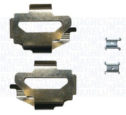 Комплект тормозных колодок, диско 430216170450 MAGNETI MARELLI