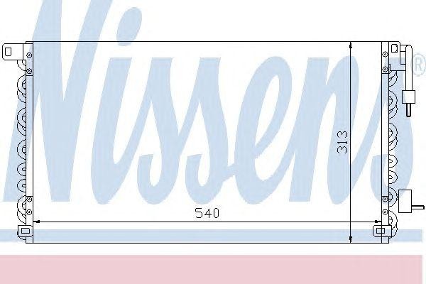 Конденсатор, кондиционер 94193 NISSENS