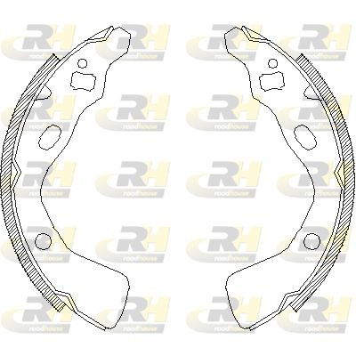 Комплект тормозных колодок 4382.00 ROADHOUSE