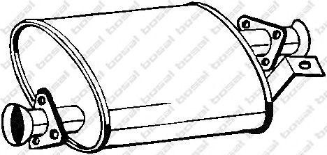 Средний глушитель выхлопных газов 211367 BOSAL