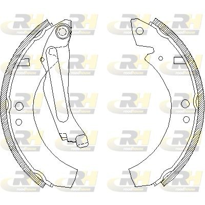 Комплект тормозных колодок 402300 ROADHOUSE