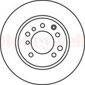 Тормозной диск 561050B BENDIX JURID